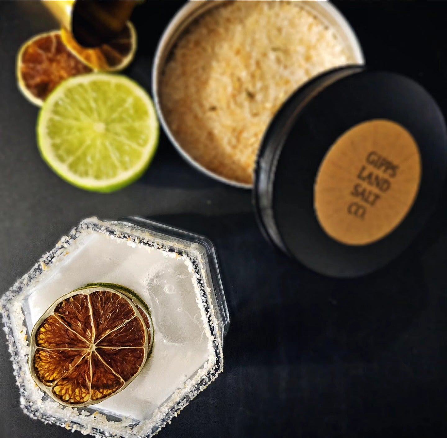 Cocktail Salt Blend: Coconut & Lime Tin 150g – gippslandsaltco