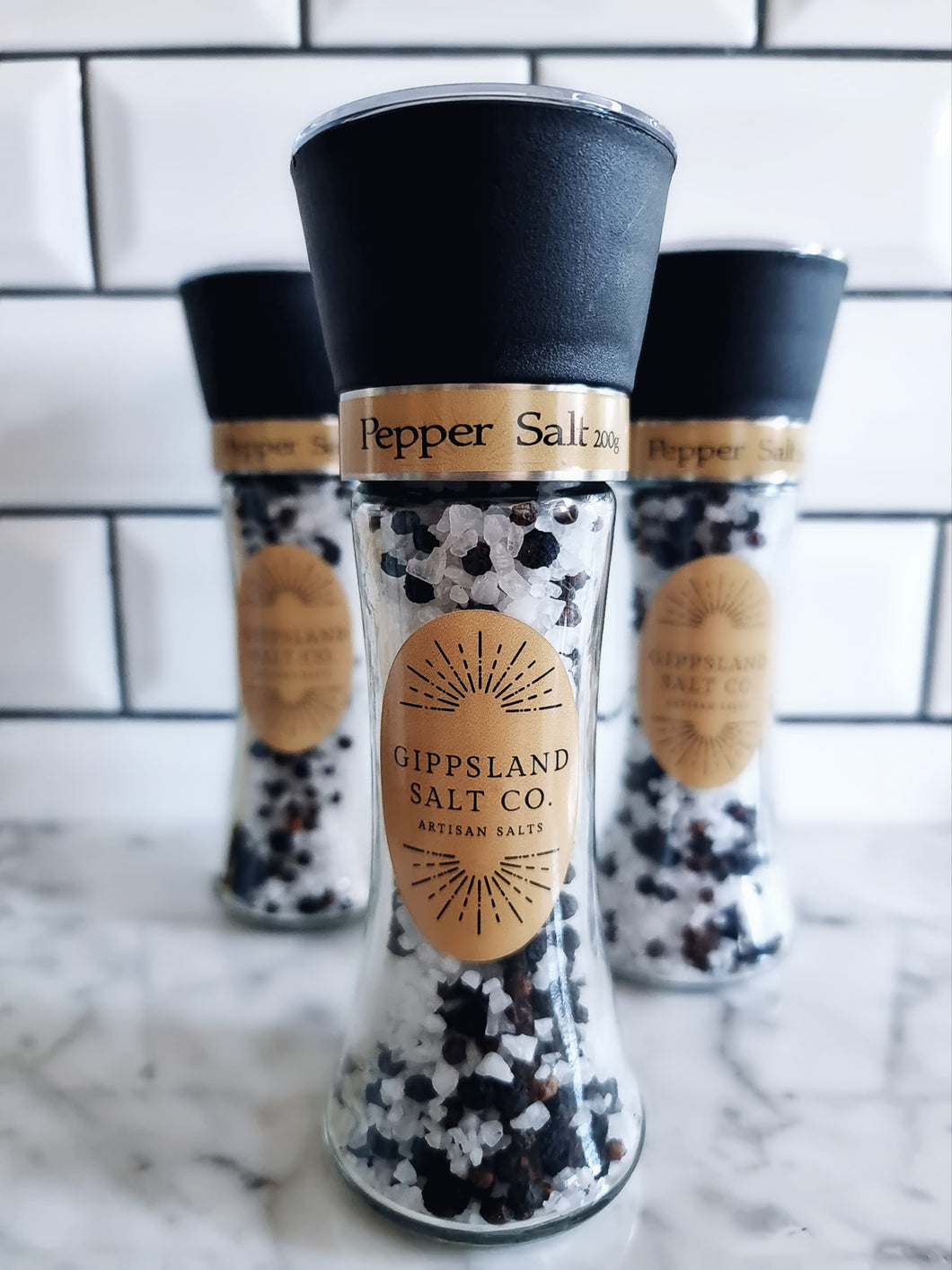 Pepper Salt Glass Grinder