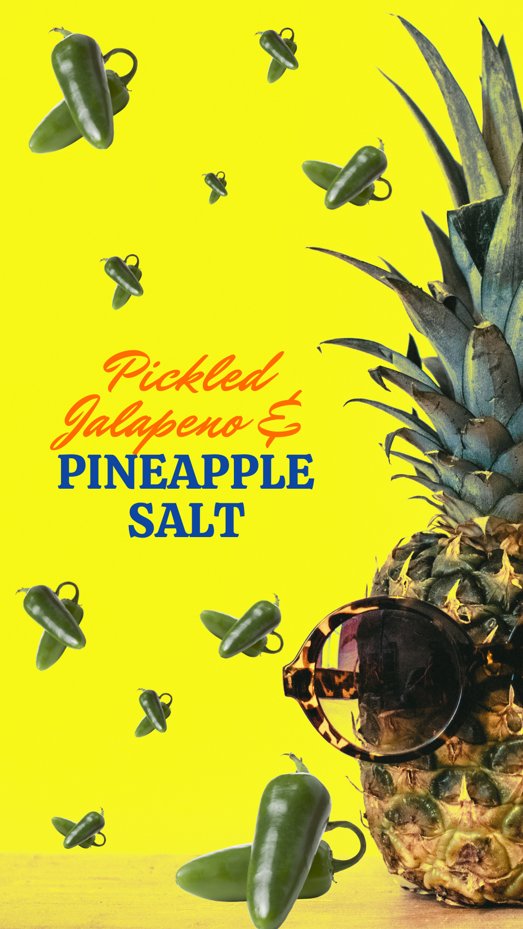 Cocktail Salt Blend: Pickled Jalapeño & Pineapple Cocktail Salt Tin 150g